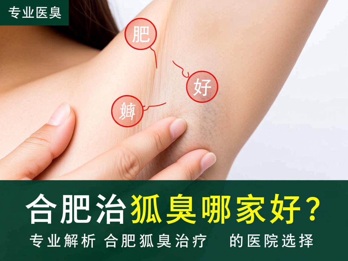 合肥治狐臭哪家好？专业解析合肥狐臭治疗的医院选择