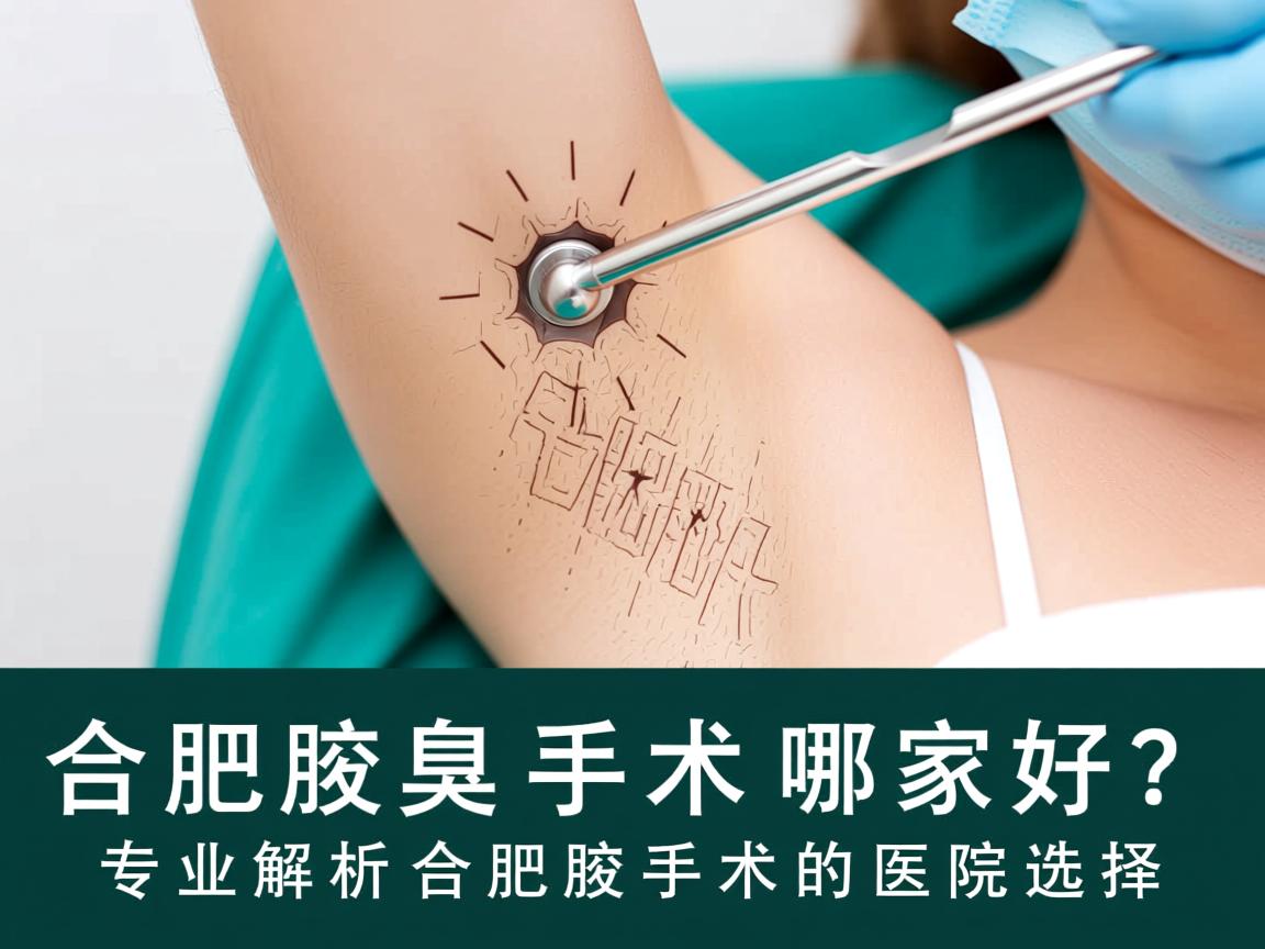 合肥腋臭手术哪家好？专业解析合肥做腋臭手术的医院选择
