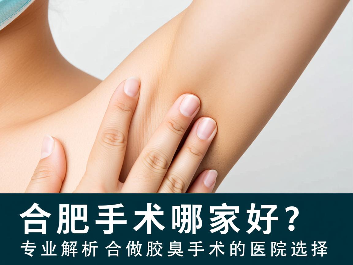 合肥腋臭手术哪家好？专业解析合肥做腋臭手术的医院选择