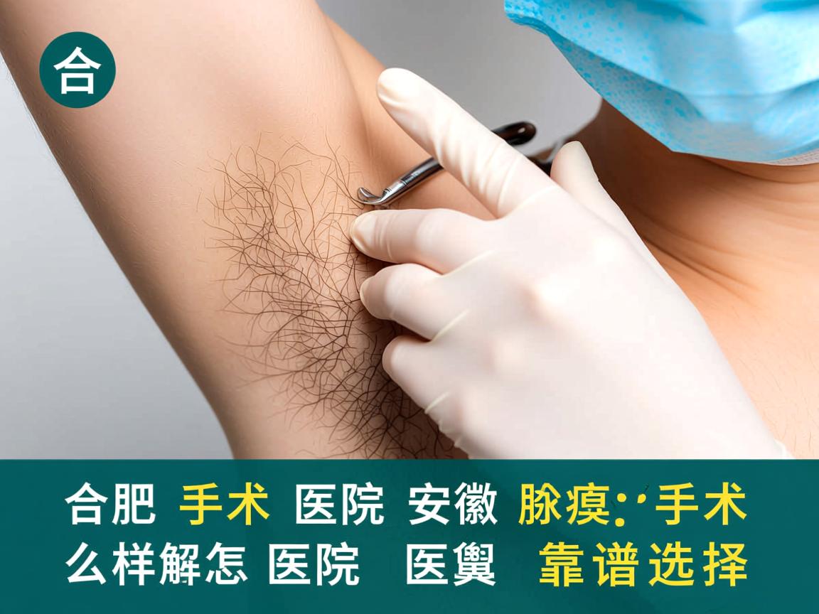 合肥腋臭手术医院怎么样，专业解析安徽腋臭手术医院的靠谱选择