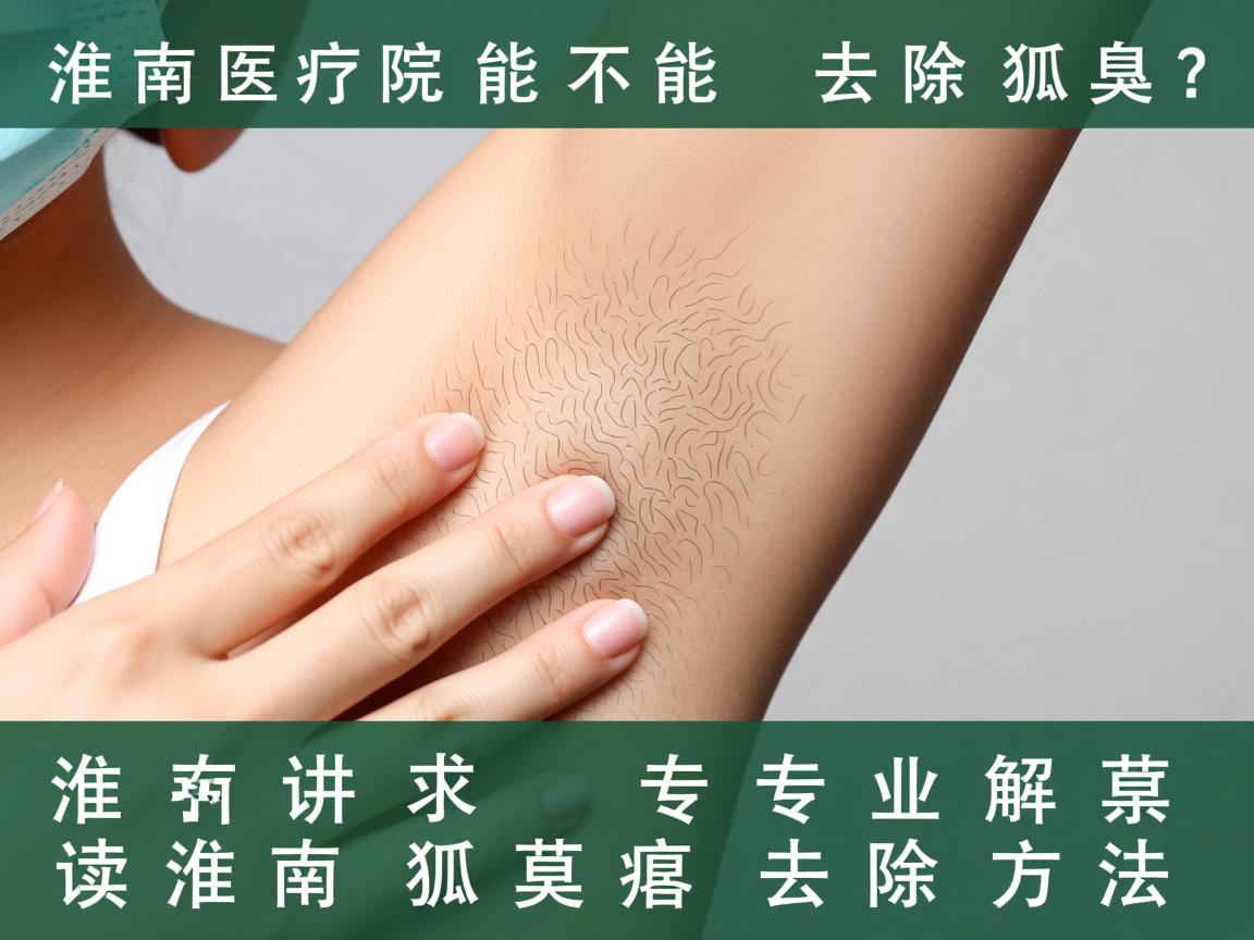 淮南医院能不能去除狐臭？专业解读淮南狐臭去除方法