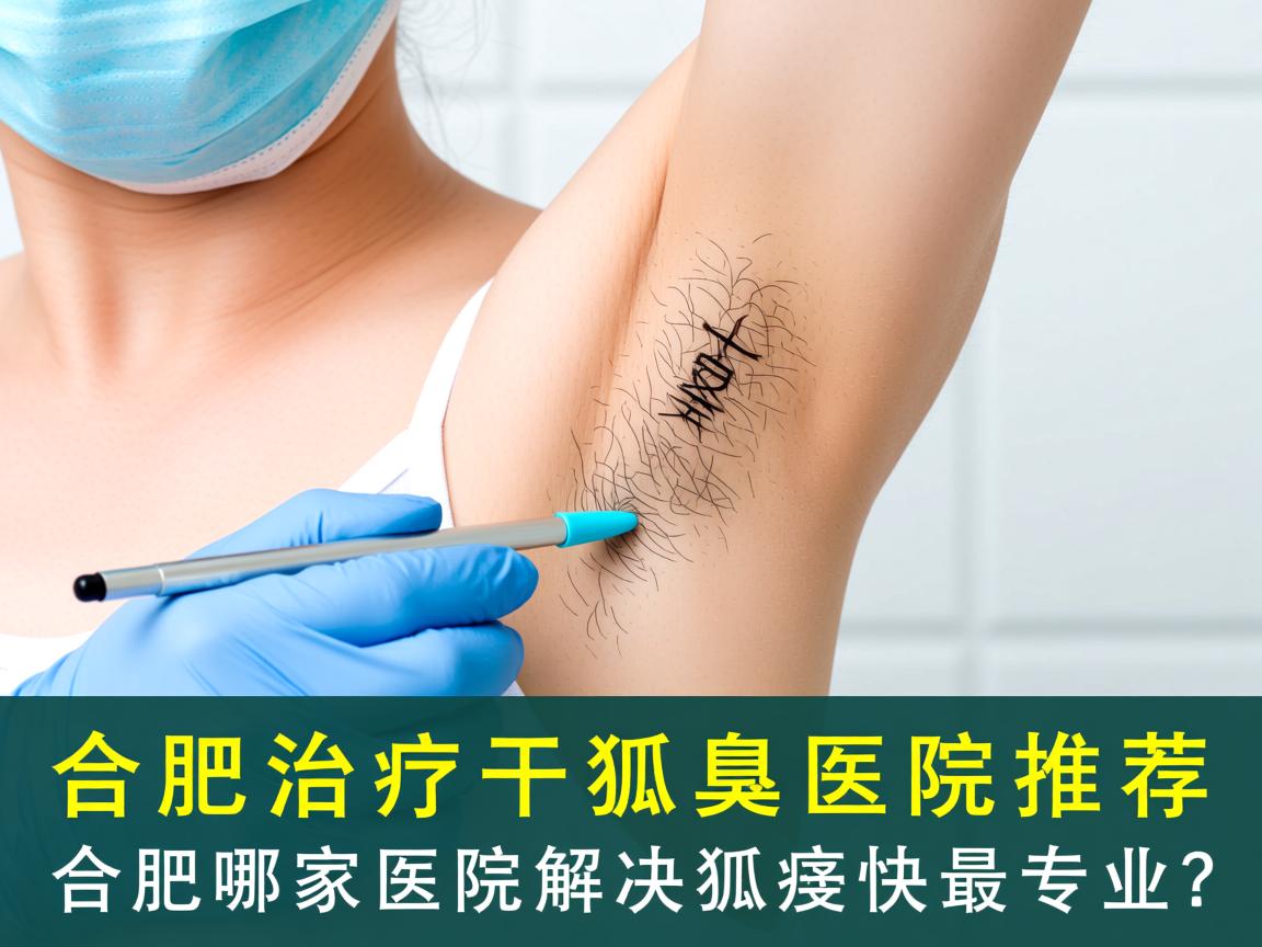 合肥治疗狐臭医院推荐，合肥哪家医院解决狐臭最快最专业？