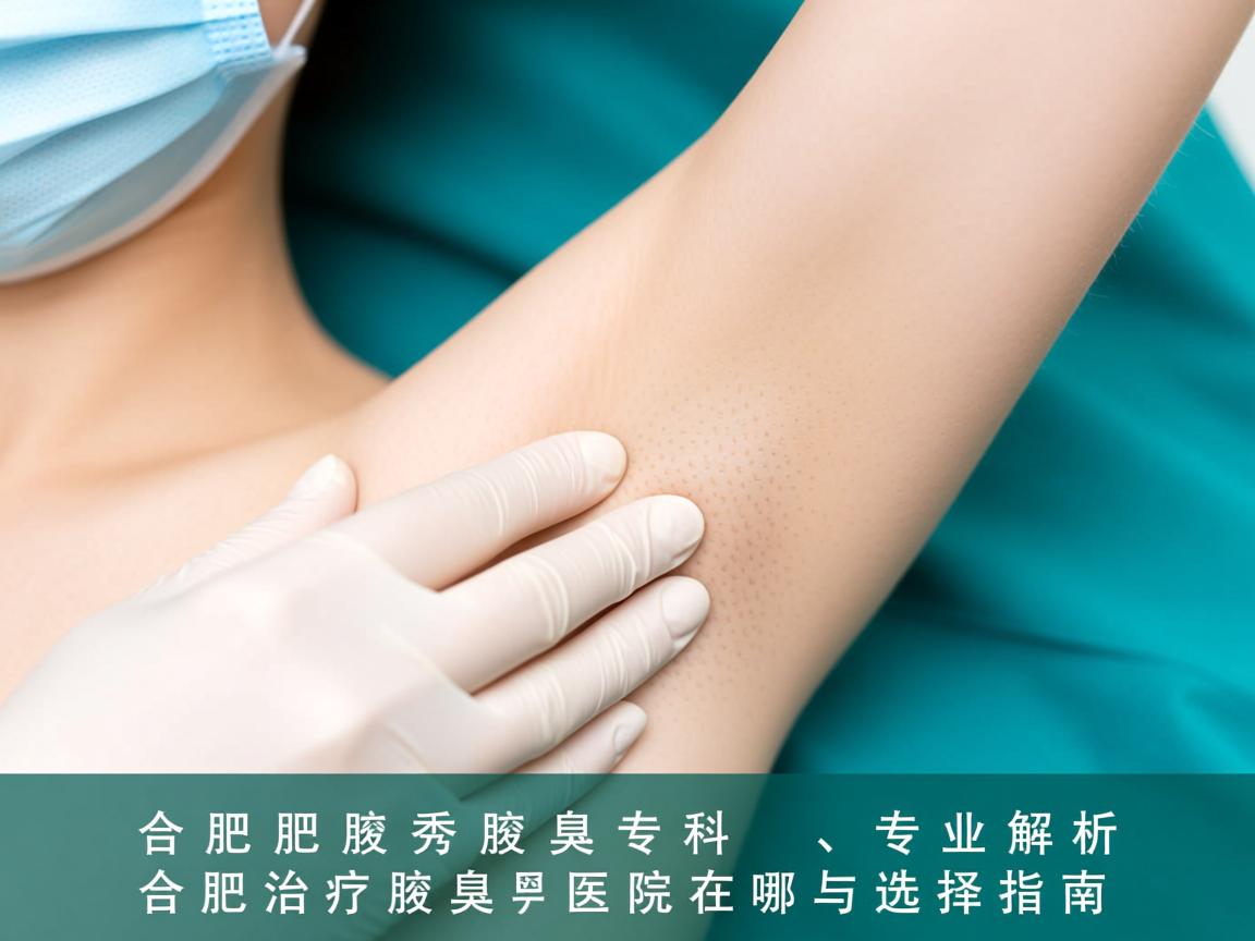 合肥腋秀腋臭专科，专业解析合肥治疗腋臭医院在哪与选择指南