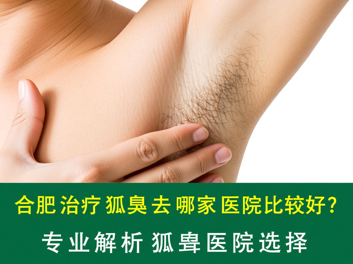 合肥治疗狐臭去哪家医院比较好？专业解析狐臭医院选择