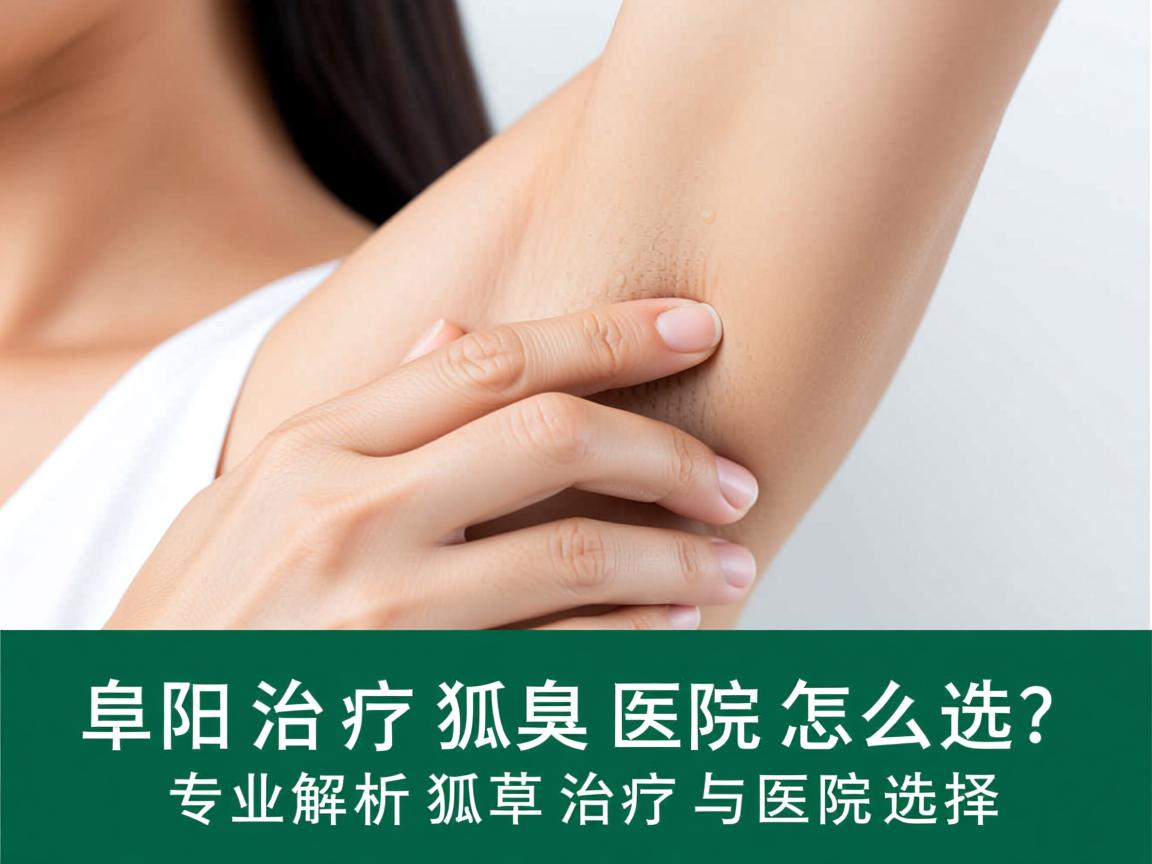 阜阳治疗狐臭医院怎么选？专业解析狐臭治疗与医院选择