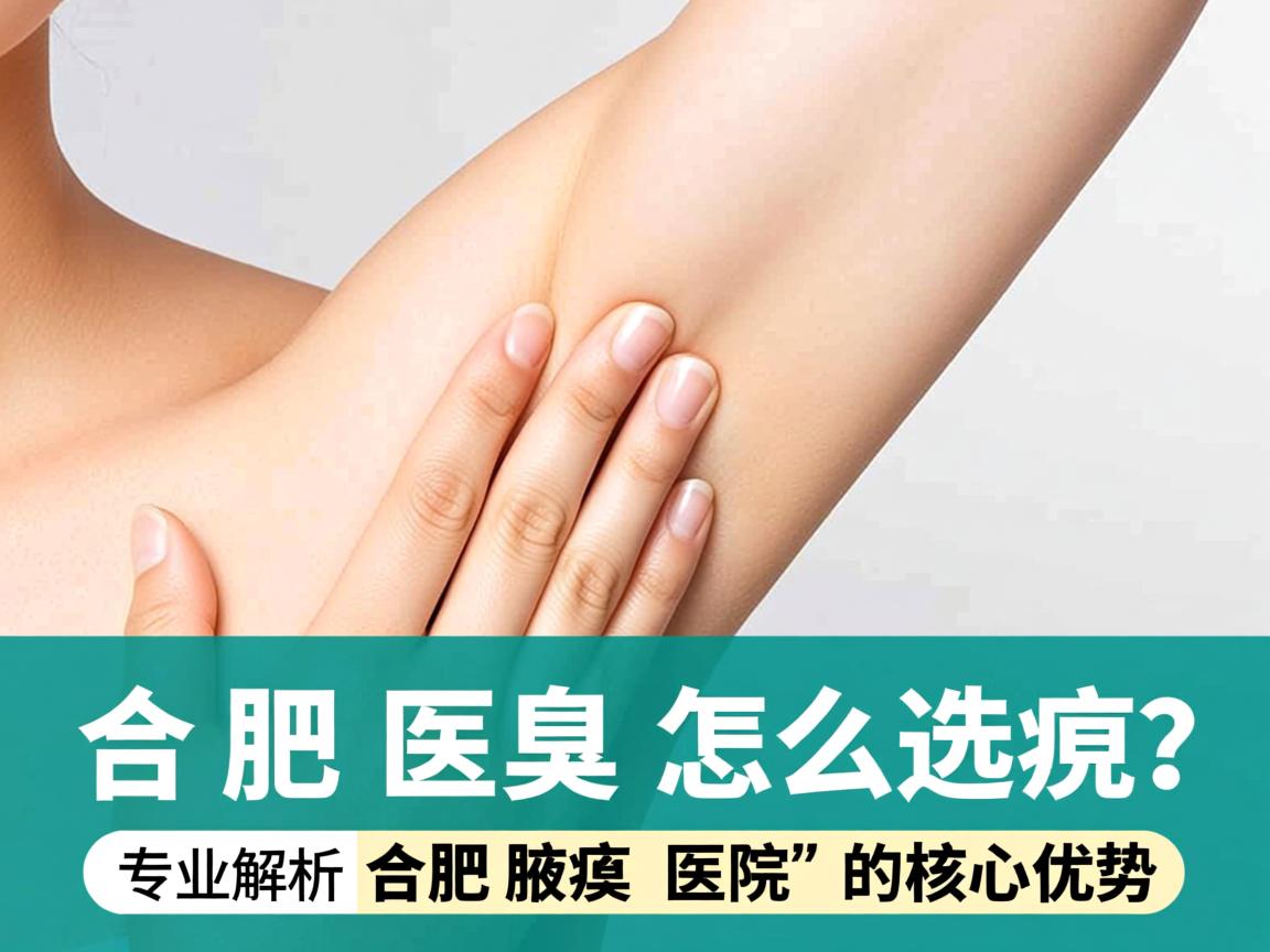 合肥腋臭医院怎么选？专业解析合肥腋臭医院的核心优势