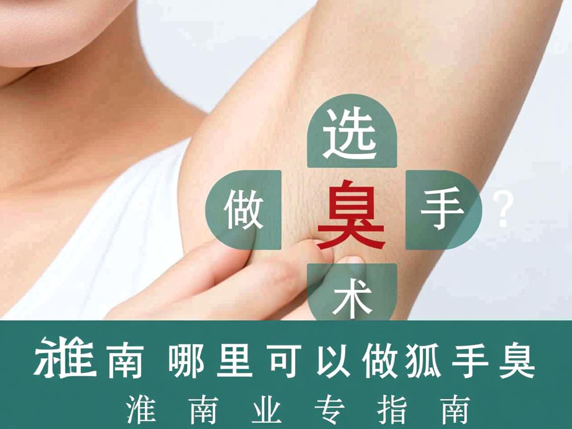 淮南哪里可以做狐臭手术？选择狐臭手术的淮南专业指南