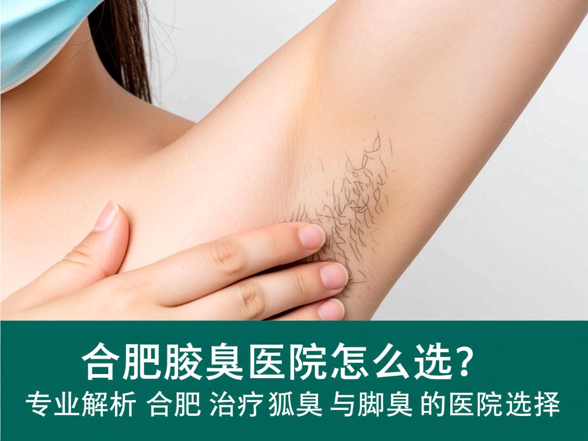 合肥腋臭医院怎么选？专业解析合肥治疗狐臭与脚臭的医院选择