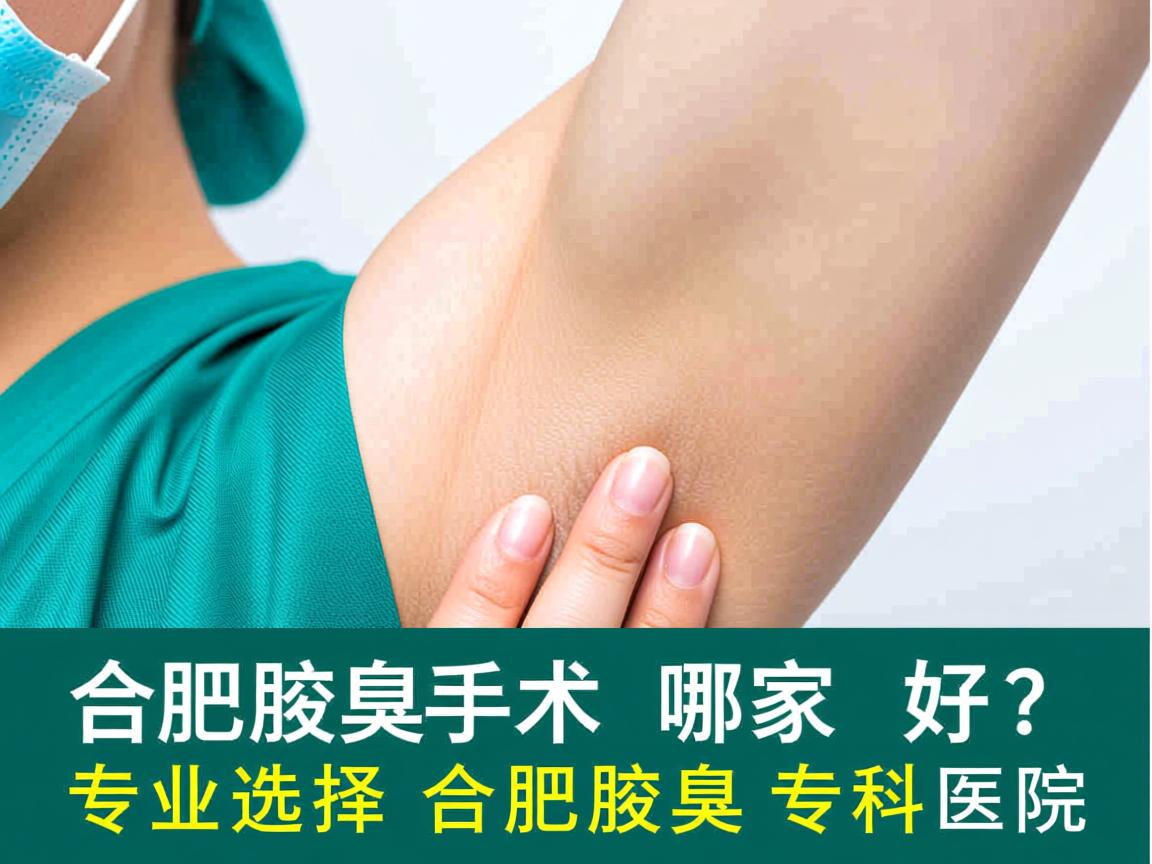 合肥腋臭手术哪家好？专业选择合肥腋臭专科医院