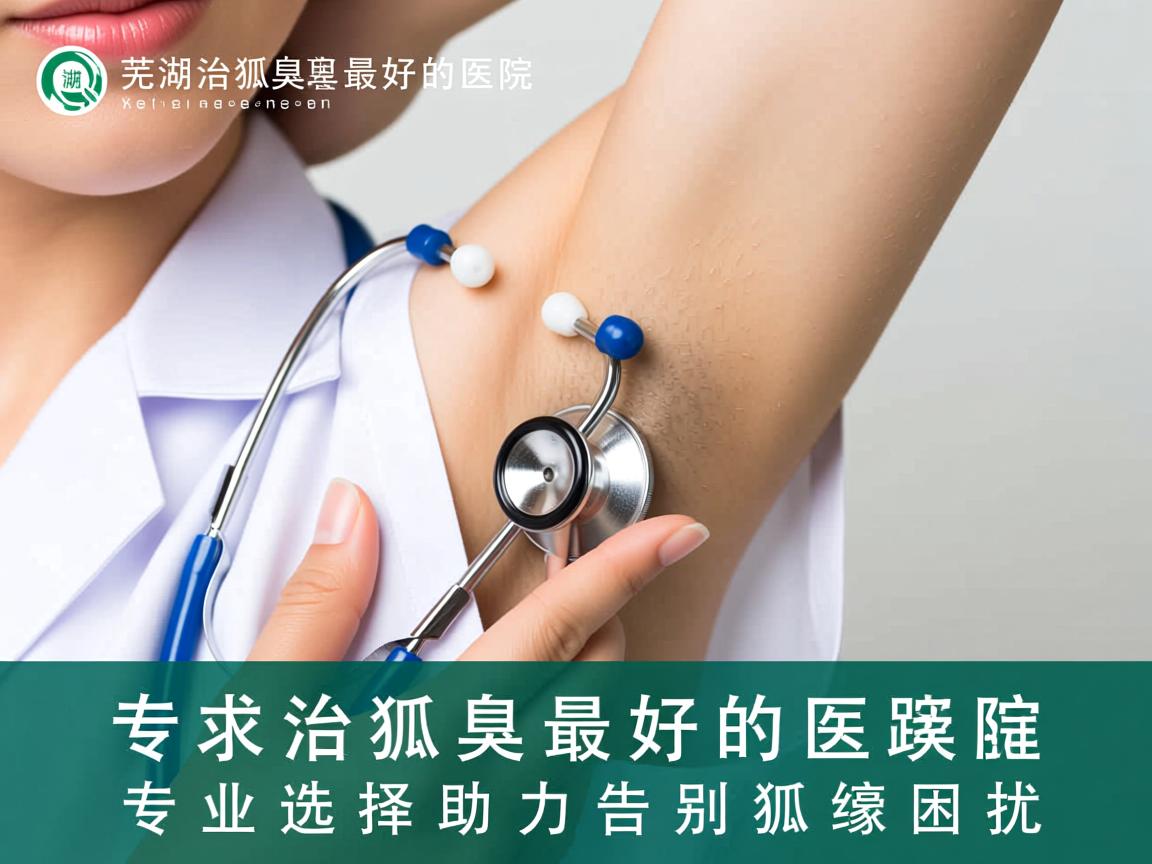 芜湖治狐臭最好的医院，专业选择助力告别狐臭困扰