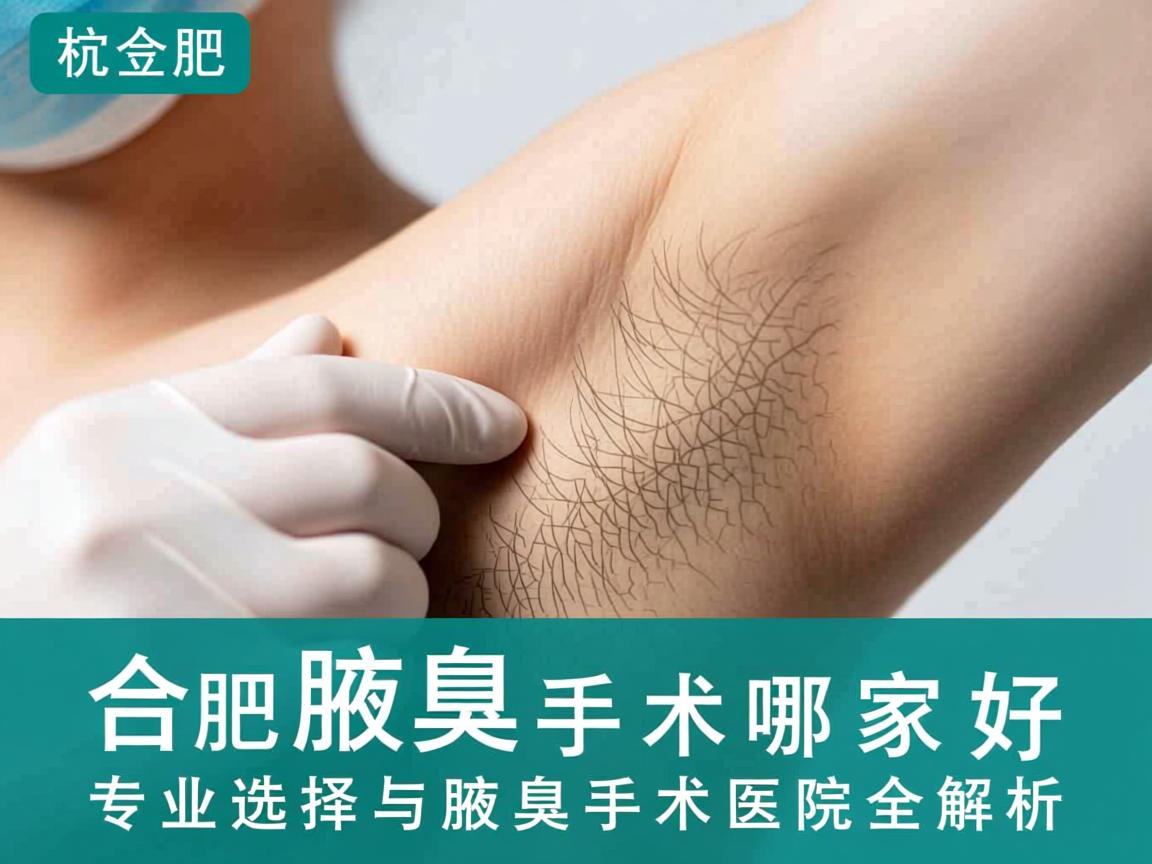 合肥腋臭手术哪家好，专业选择与腋臭手术医院全解析