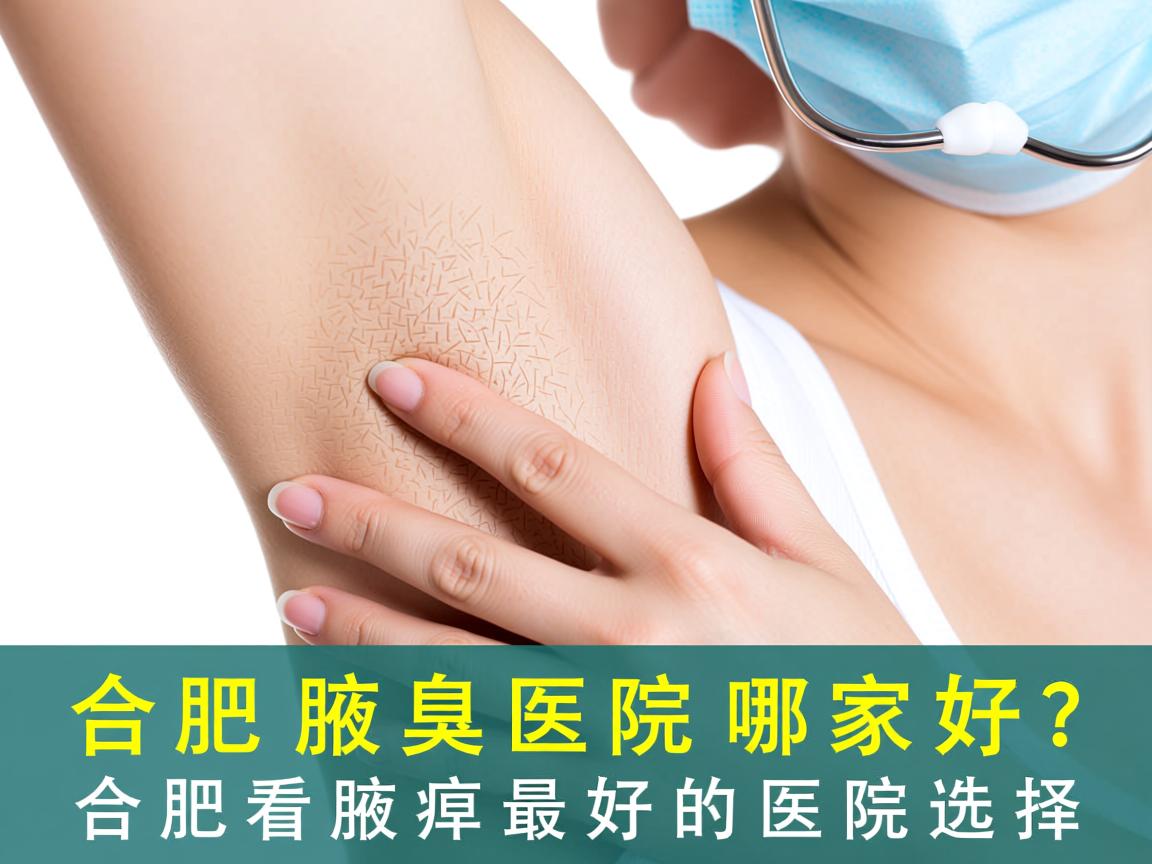 合肥腋臭医院哪家好？专业解析合肥看腋臭最好的医院选择