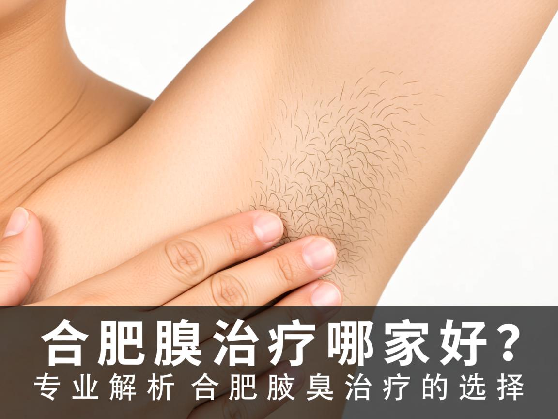 合肥腋臭治疗哪家好？专业解析合肥腋臭治疗的选择