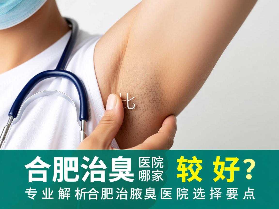 合肥治腋臭医院哪家比较好？专业解析合肥治腋臭医院选择要点