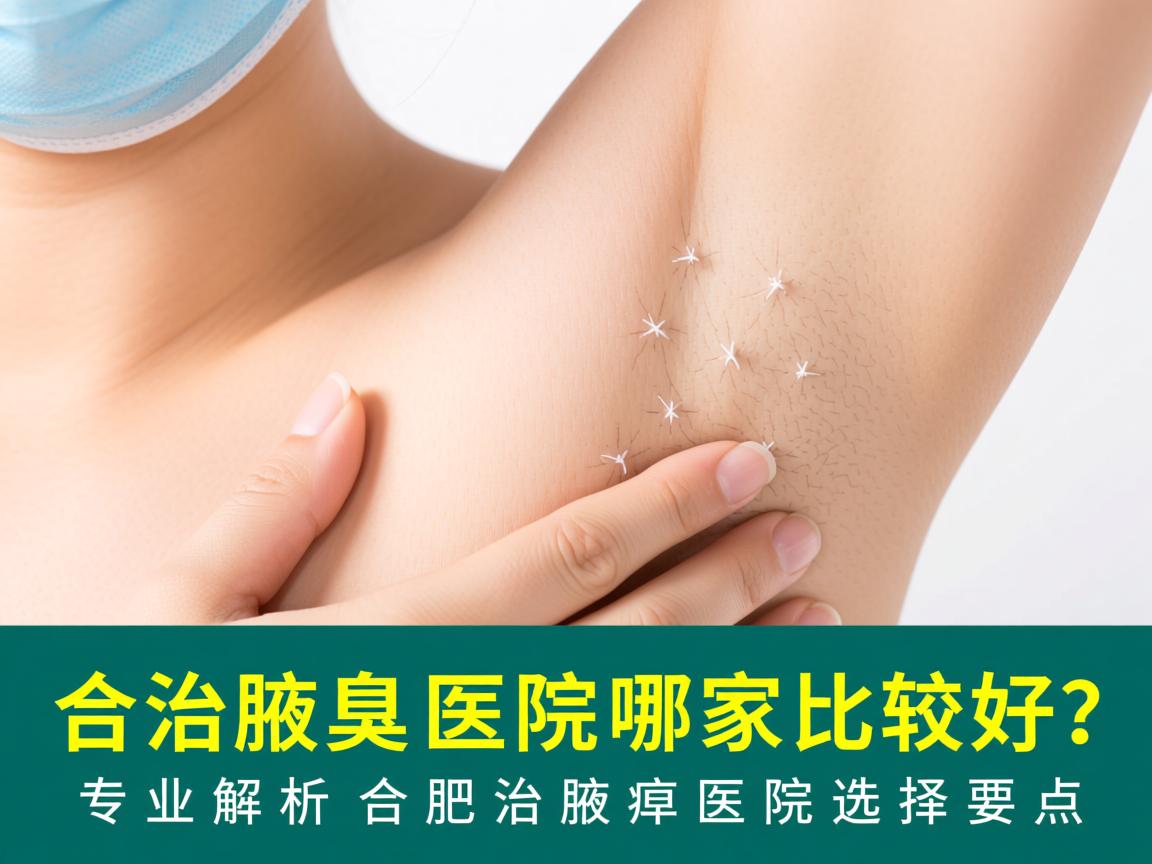 合肥治腋臭医院哪家比较好？专业解析合肥治腋臭医院选择要点