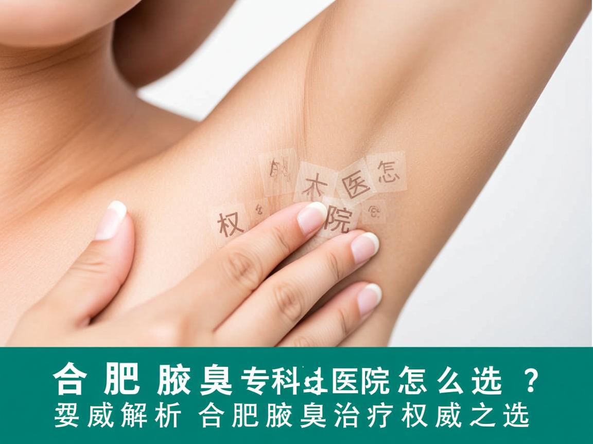 合肥腋臭专科医院怎么选？权威解析合肥腋臭治疗权威之选