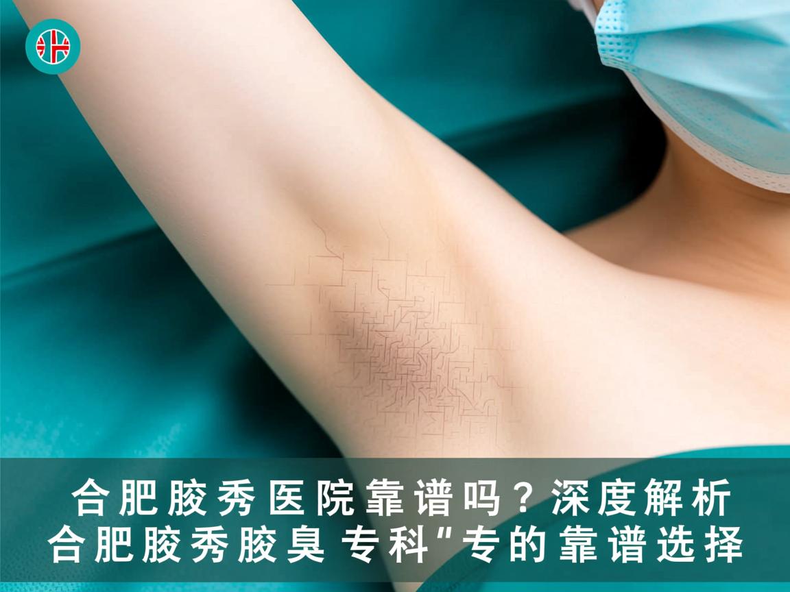 合肥腋秀医院靠谱吗？深度解析合肥腋秀腋臭专科的靠谱选择