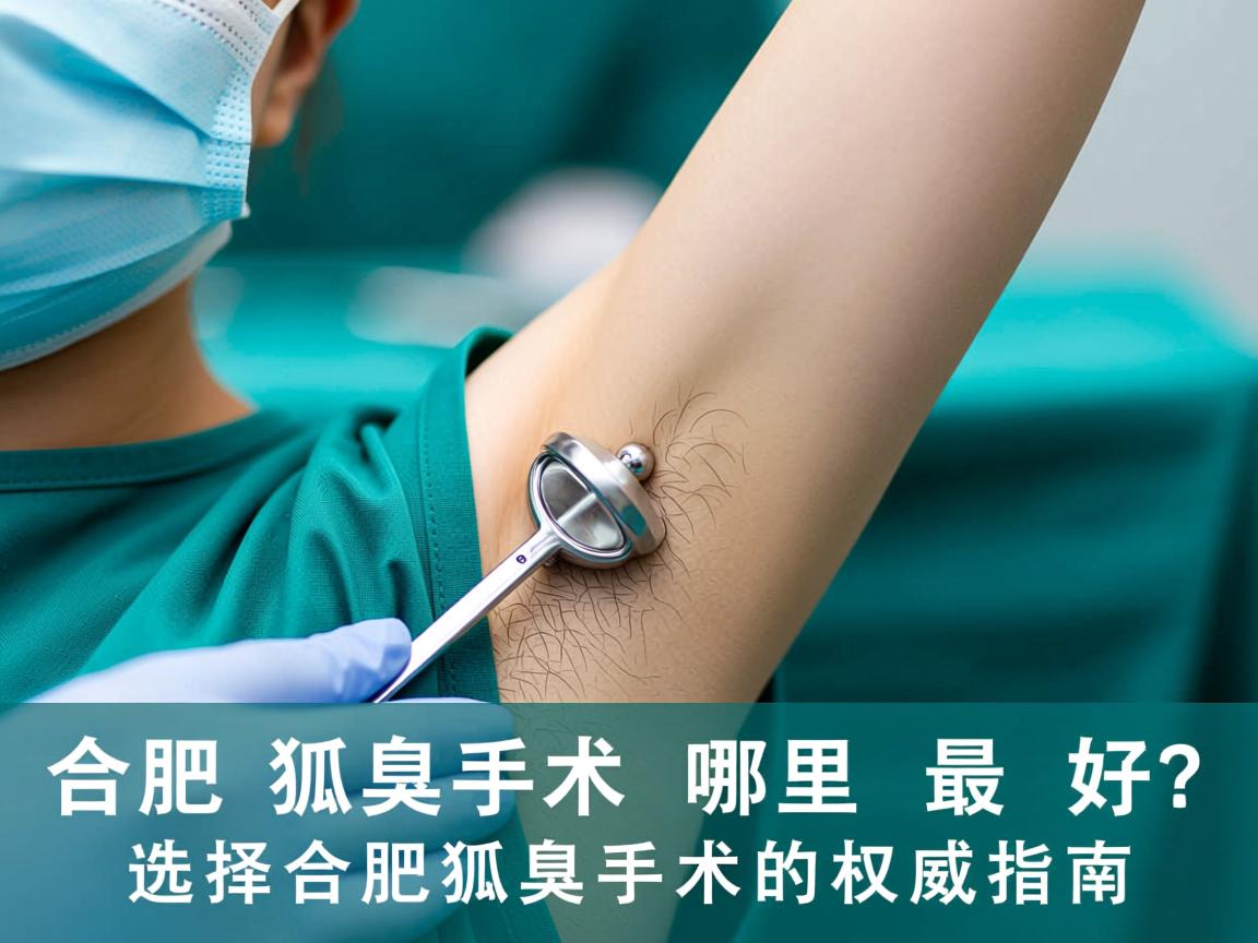 合肥狐臭手术哪里最好？选择合肥狐臭手术的权威指南