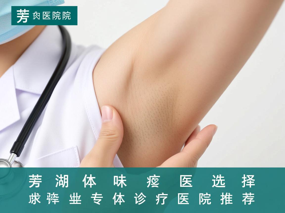 芜湖体味诊疗医院选择，专业体味诊疗医院推荐