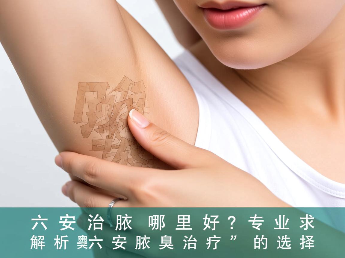 六安治疗腋臭哪里好？专业解析六安腋臭治疗的选择