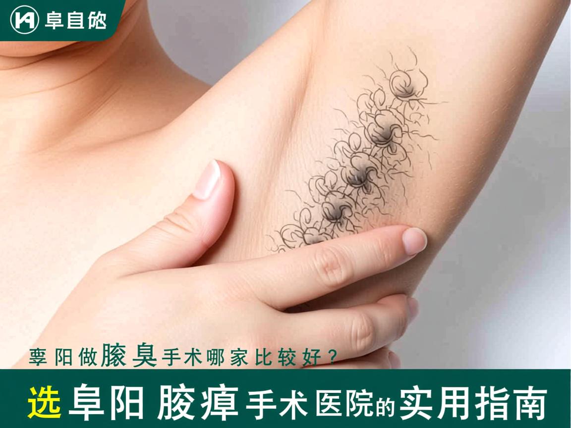 阜阳做腋臭手术哪家比较好？选择阜阳腋臭手术医院的实用指南
