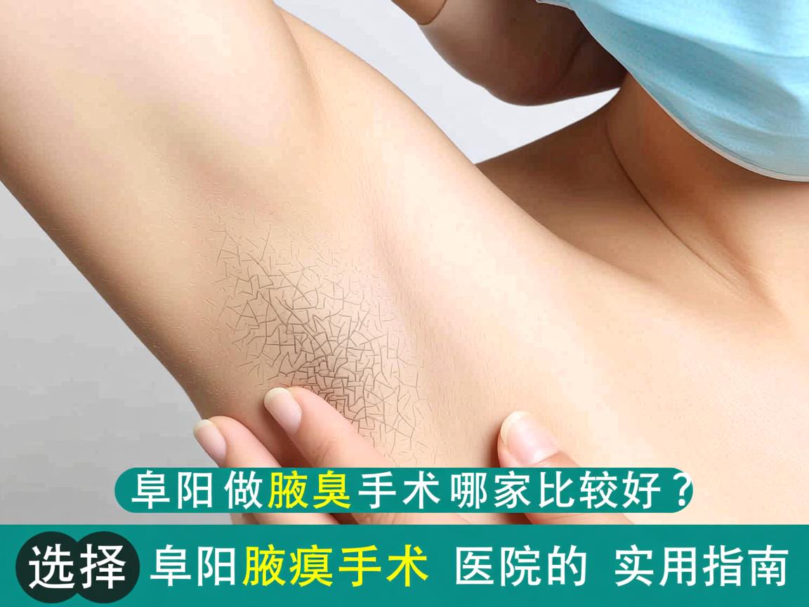 阜阳做腋臭手术哪家比较好？选择阜阳腋臭手术医院的实用指南