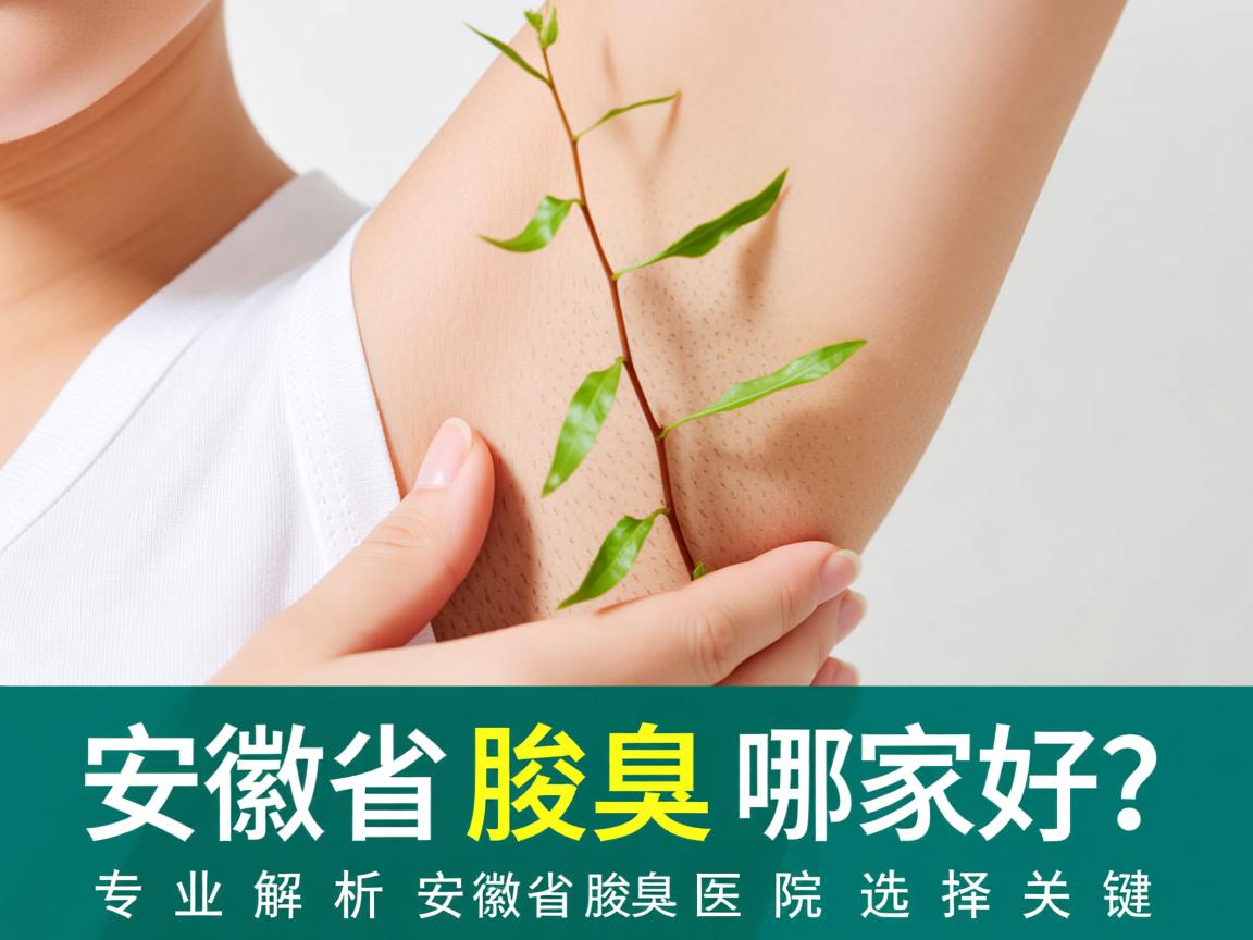 安徽省腋臭医院哪家好？专业解析安徽省腋臭医院选择关键