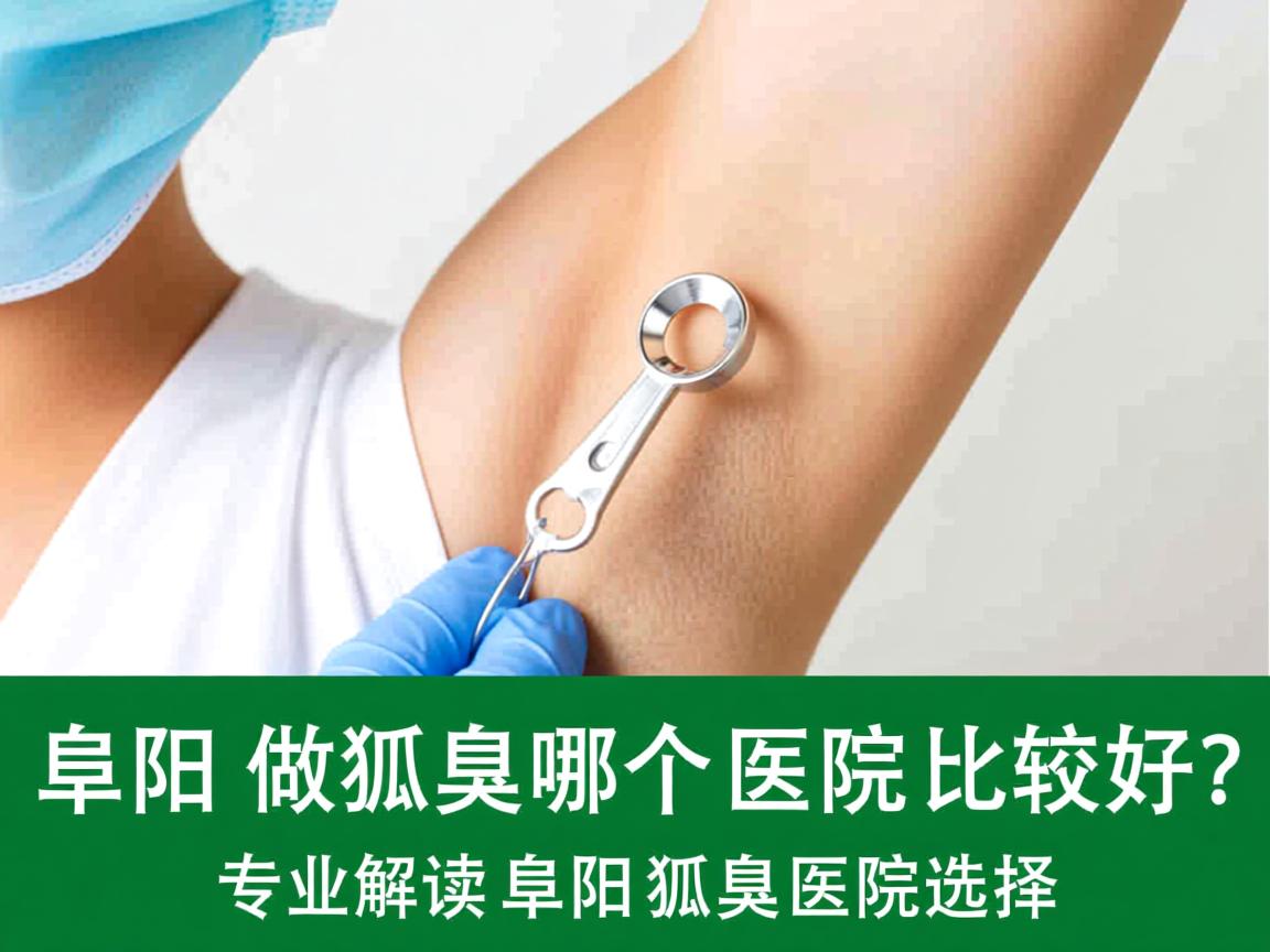 阜阳做狐臭哪个医院比较好？专业解读阜阳狐臭医院选择