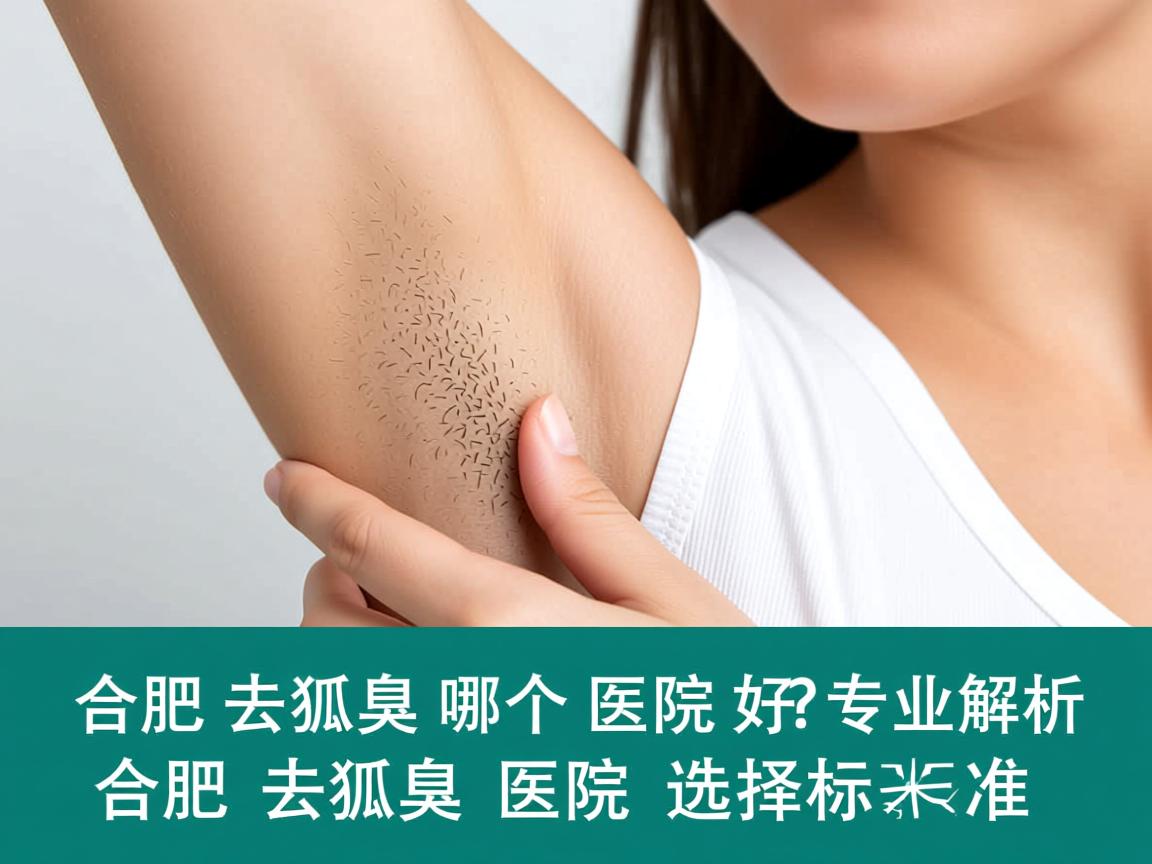 合肥去狐臭哪个医院好？专业解析合肥去狐臭医院的选择标准