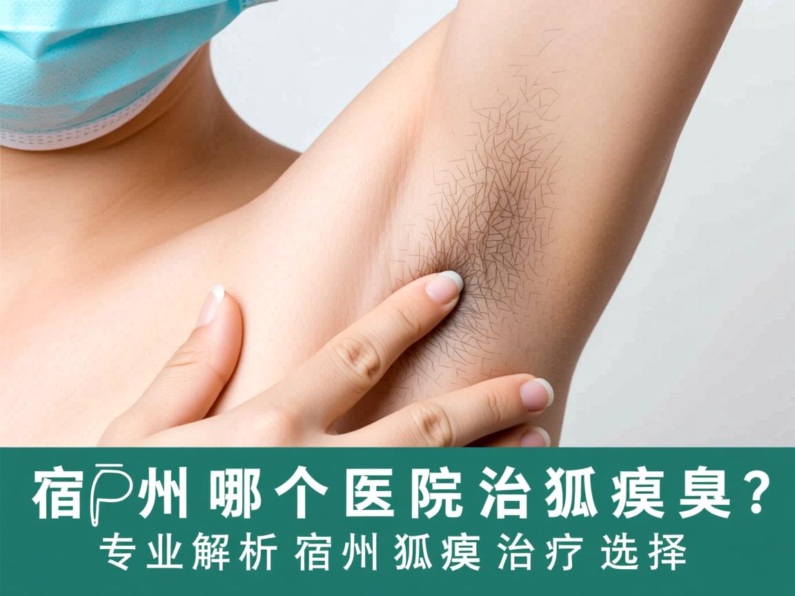宿州哪个医院治狐臭？专业解析宿州狐臭治疗选择