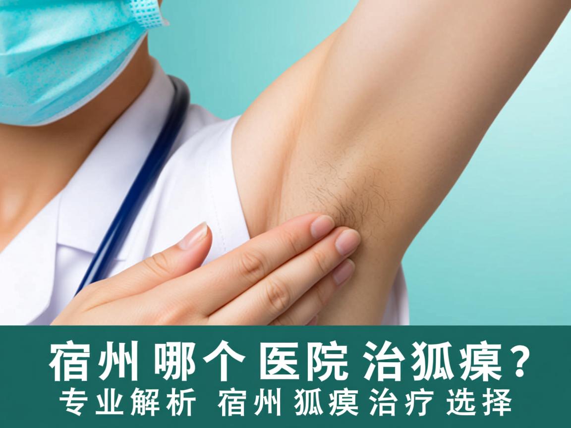 宿州哪个医院治狐臭？专业解析宿州狐臭治疗选择