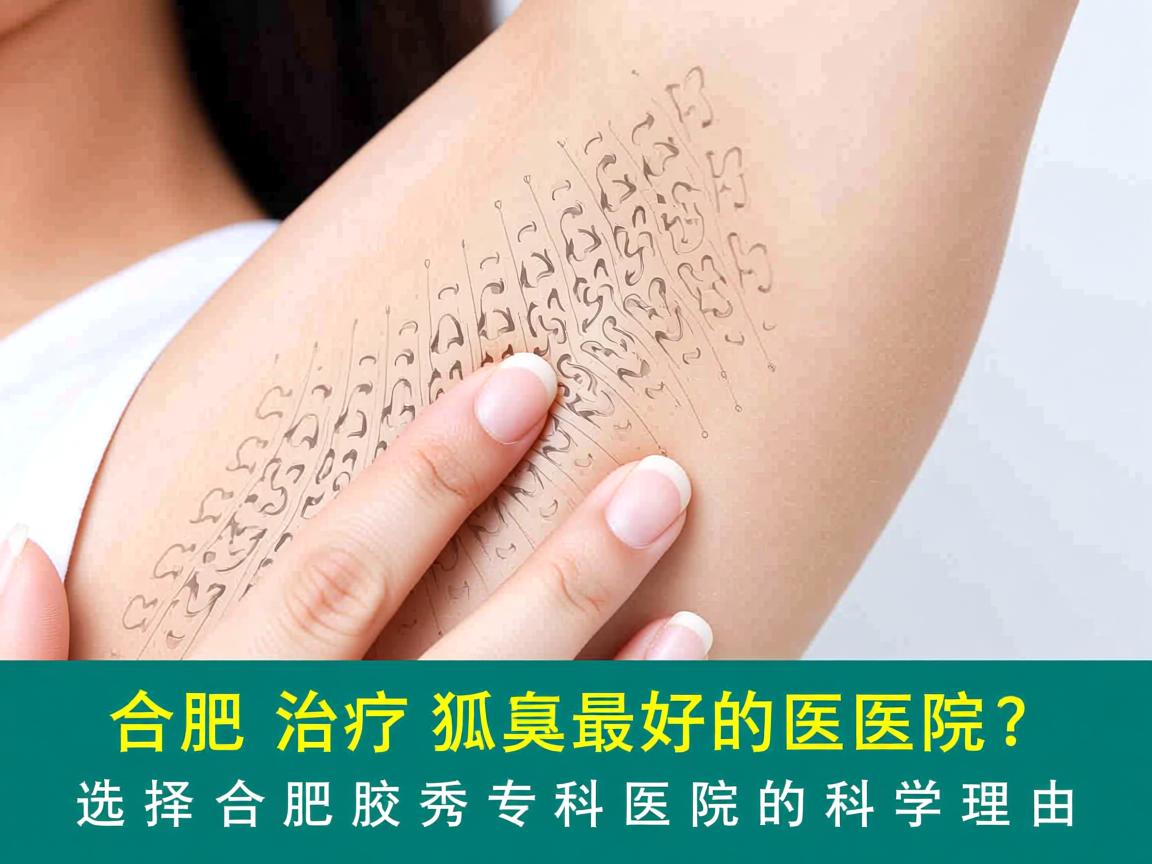 合肥治疗狐臭最好的医院？选择合肥腋秀专科医院的科学理由