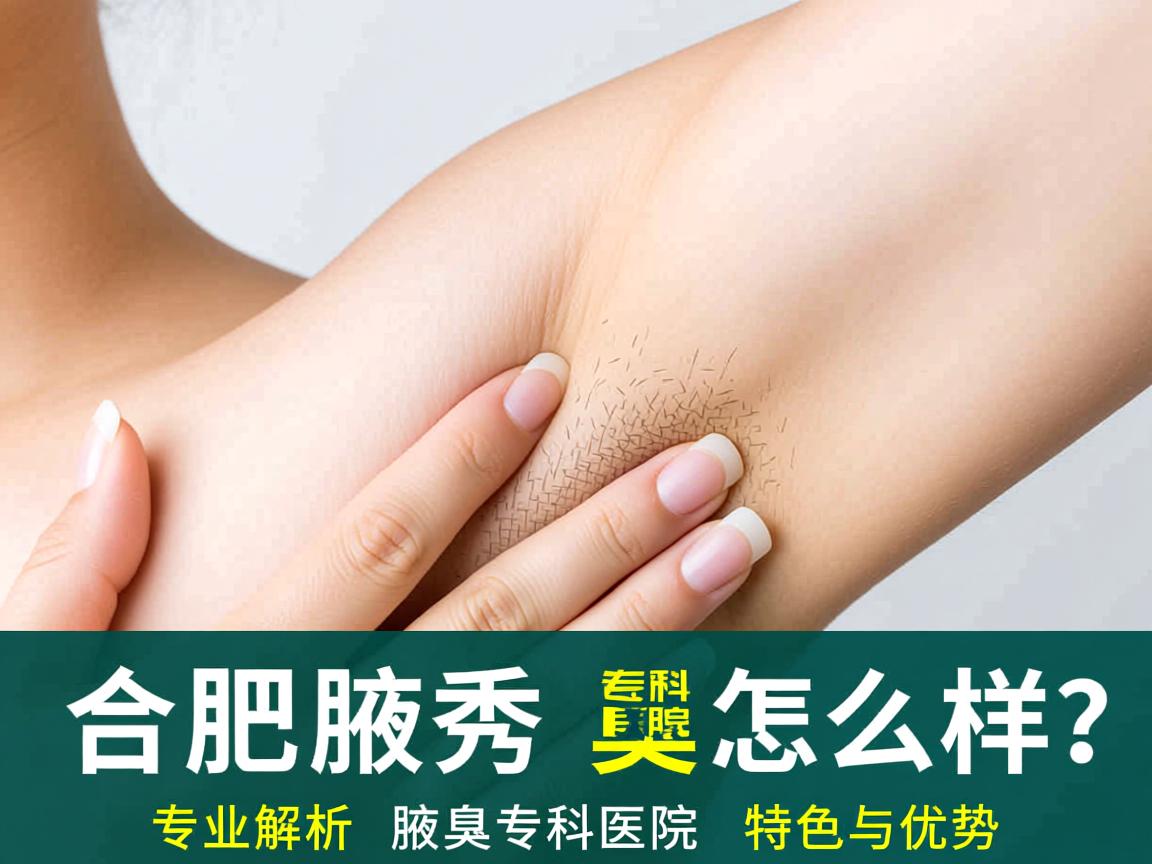 合肥腋秀腋臭专科医院怎么样？专业解析腋臭专科医院的特色与优势