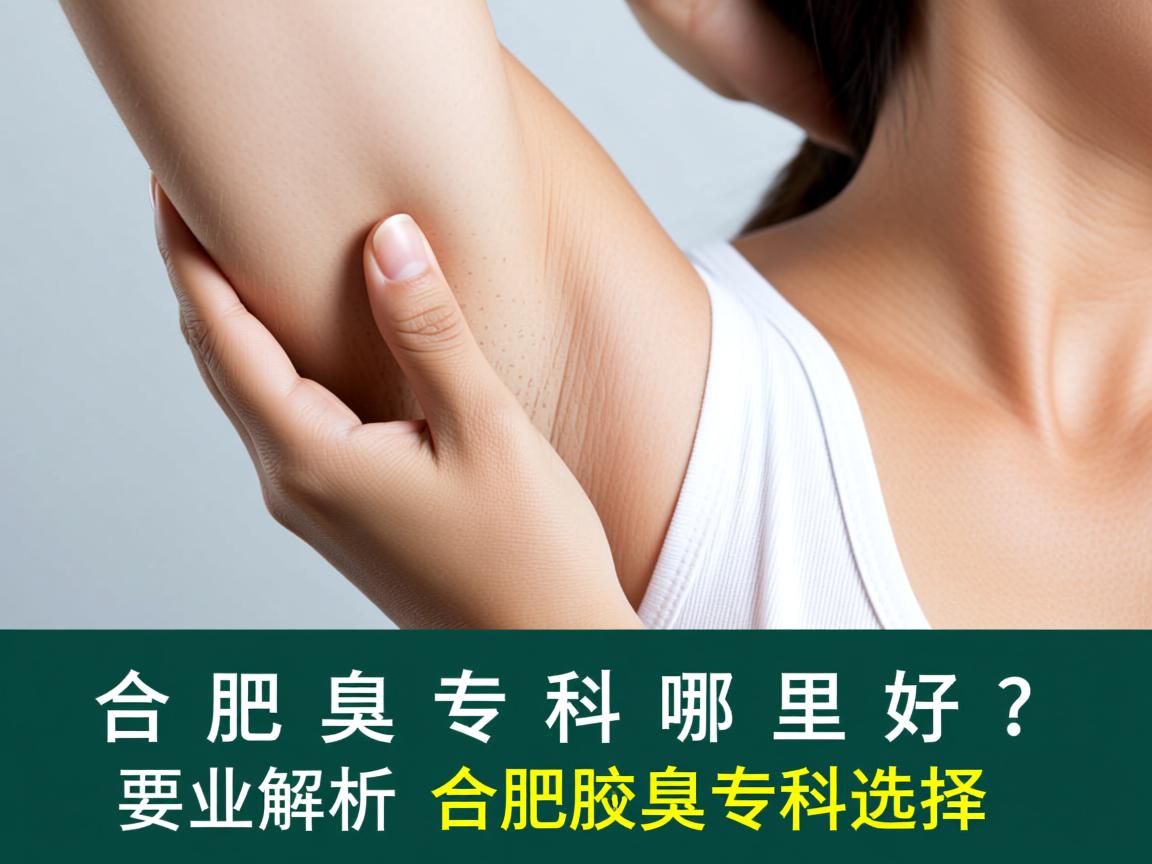 合肥腋臭专科哪里好？专业解析合肥腋臭专科选择