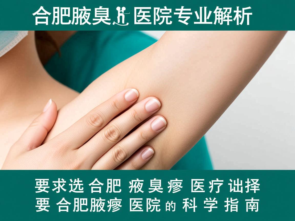 合肥腋臭医院专业解析，选择合肥腋臭医院的科学指南
