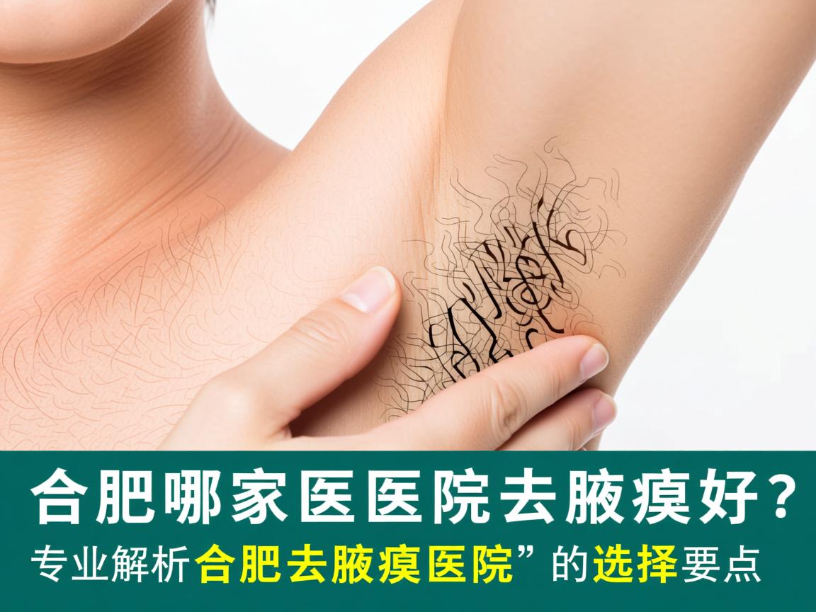 合肥哪家医院去腋臭好？专业解析合肥去腋臭医院的选择要点