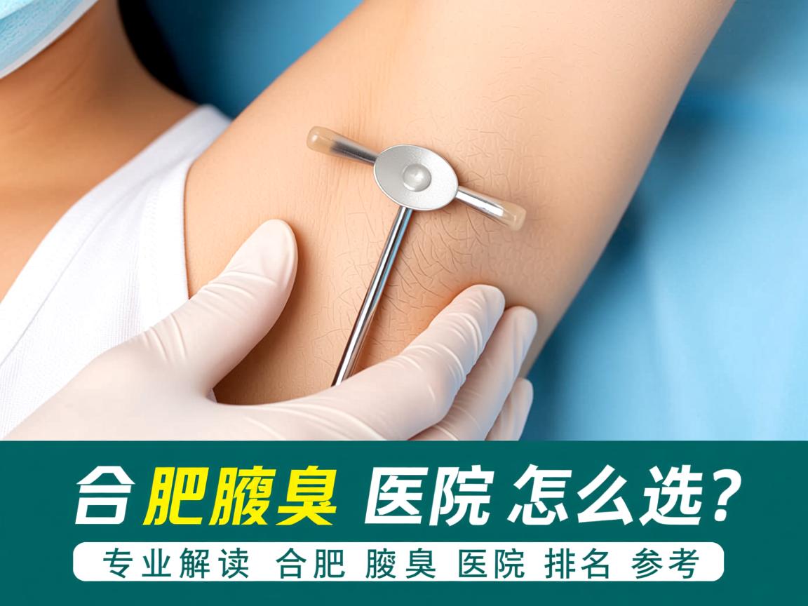 合肥腋臭医院怎么选？专业解读合肥腋臭医院排名参考