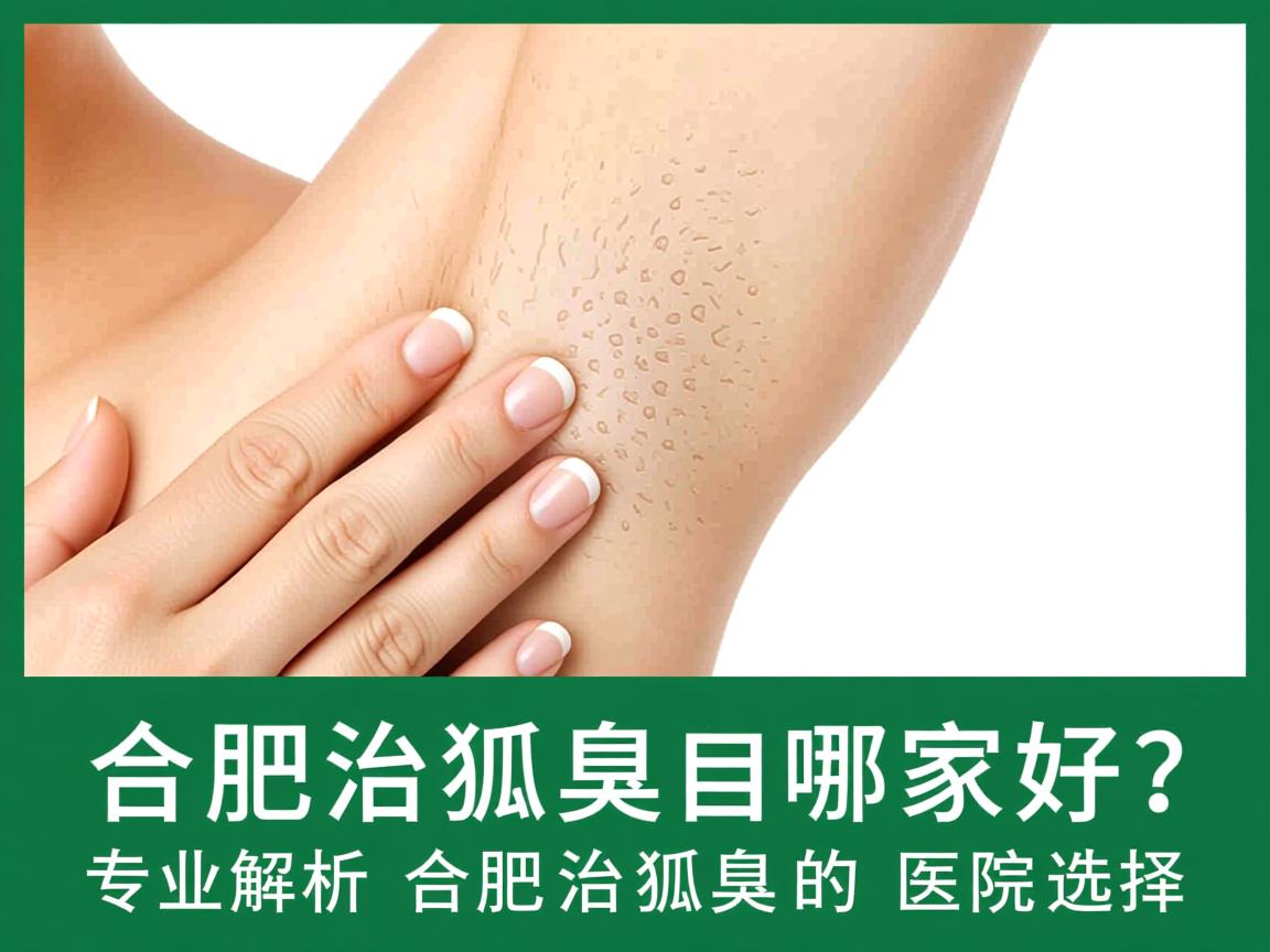 合肥治狐臭哪家好？专业解析合肥治狐臭的医院选择
