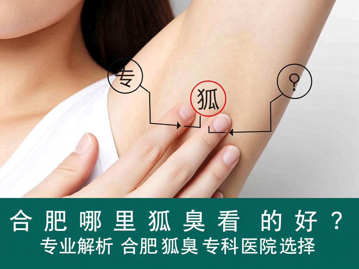 合肥哪里狐臭看的好？专业解析合肥狐臭专科医院选择