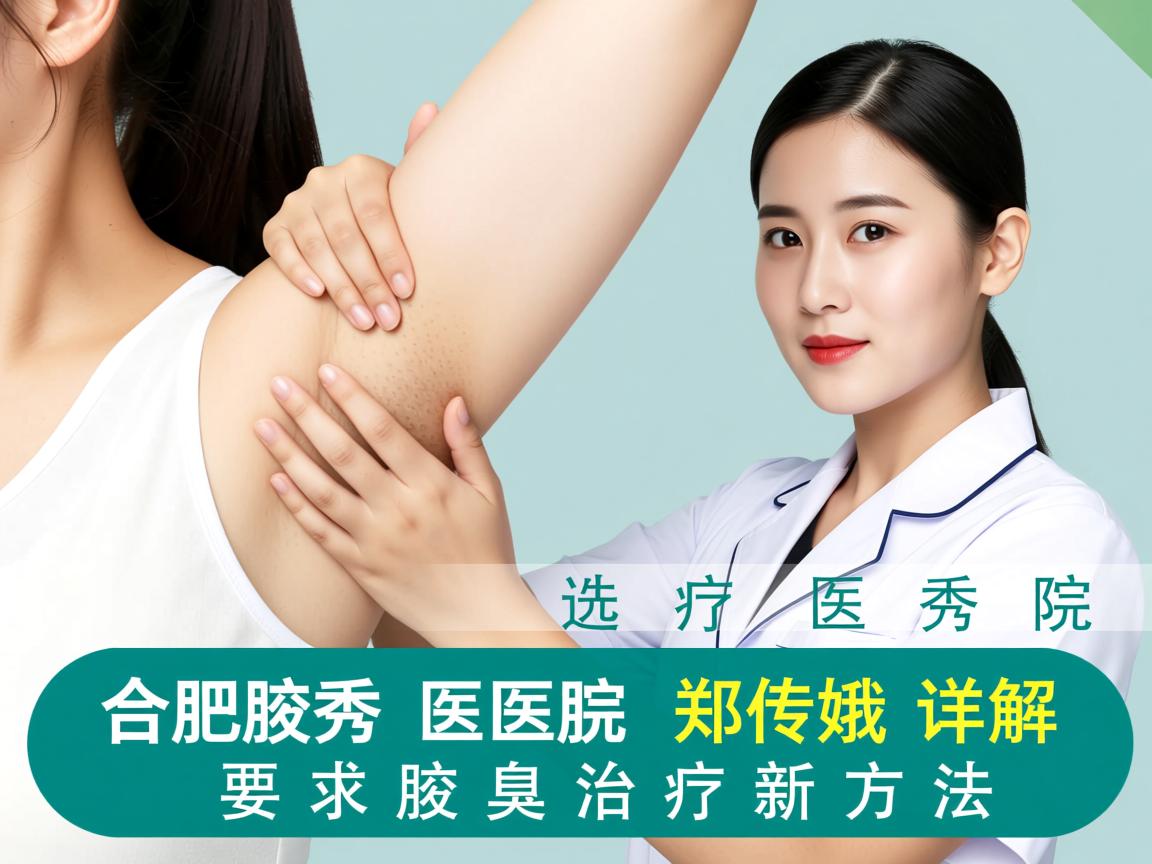 腋臭治疗选择，合肥腋秀医院郑传娥详解腋臭治疗新方法