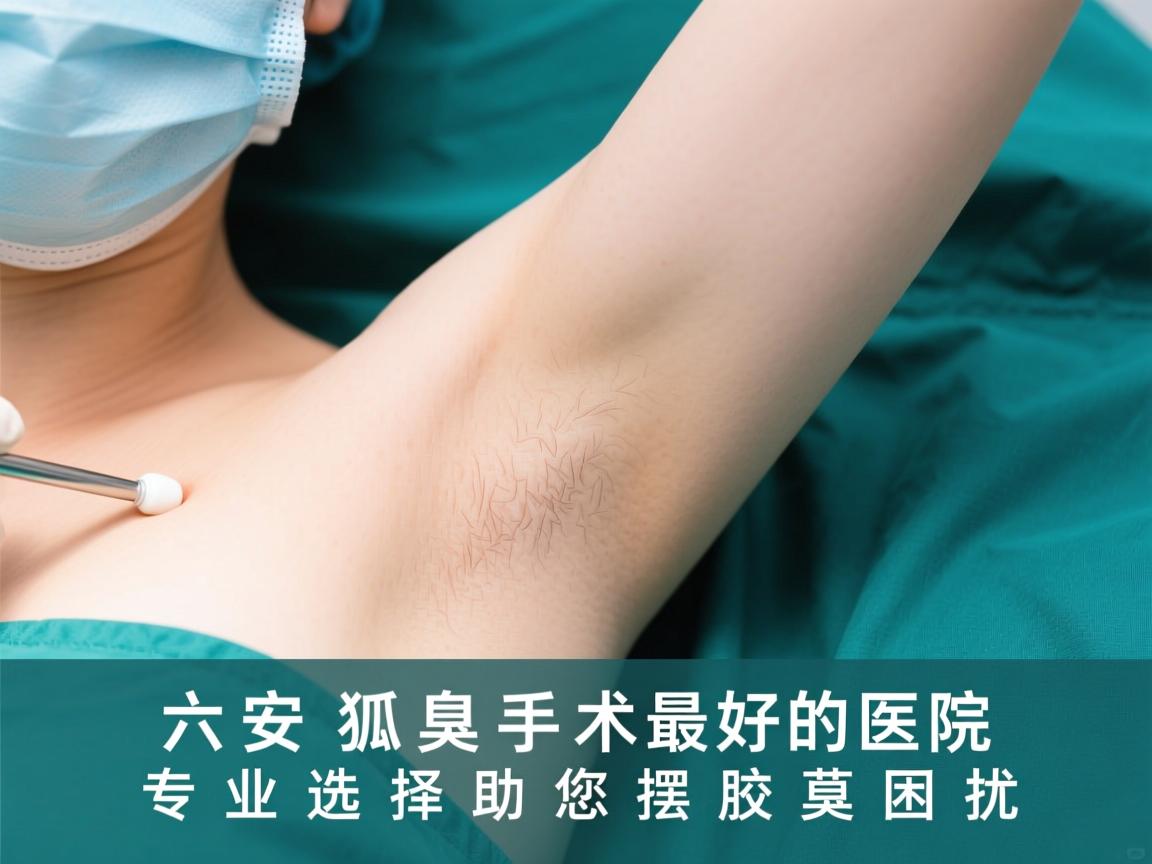 六安狐臭手术最好的医院，专业选择助您摆脱腋臭困扰