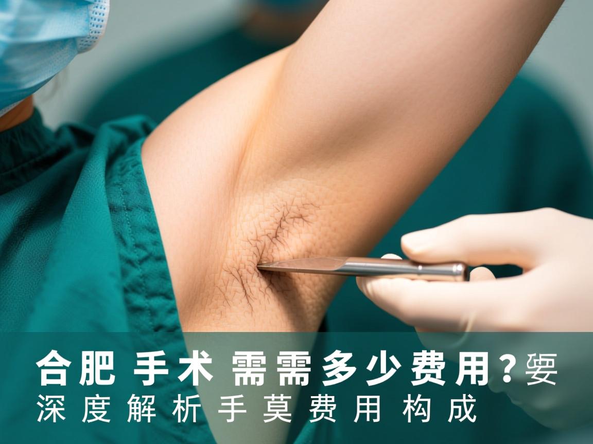 合肥腋臭手术需要多少费用？深度解析腋臭手术费用构成