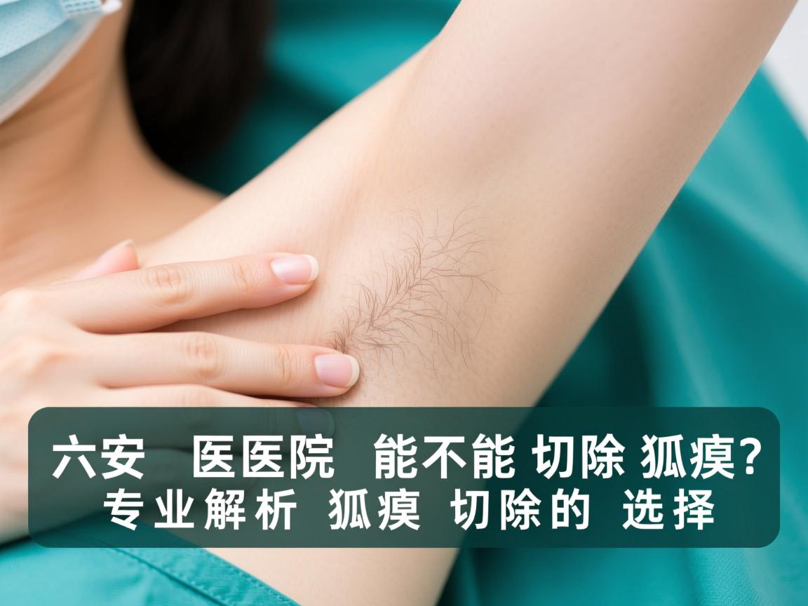 六安医院能不能切除狐臭？专业解析狐臭切除的选择