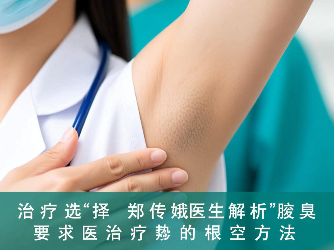 腋臭治疗选择，郑传娥医生解析腋臭治疗的根治方法