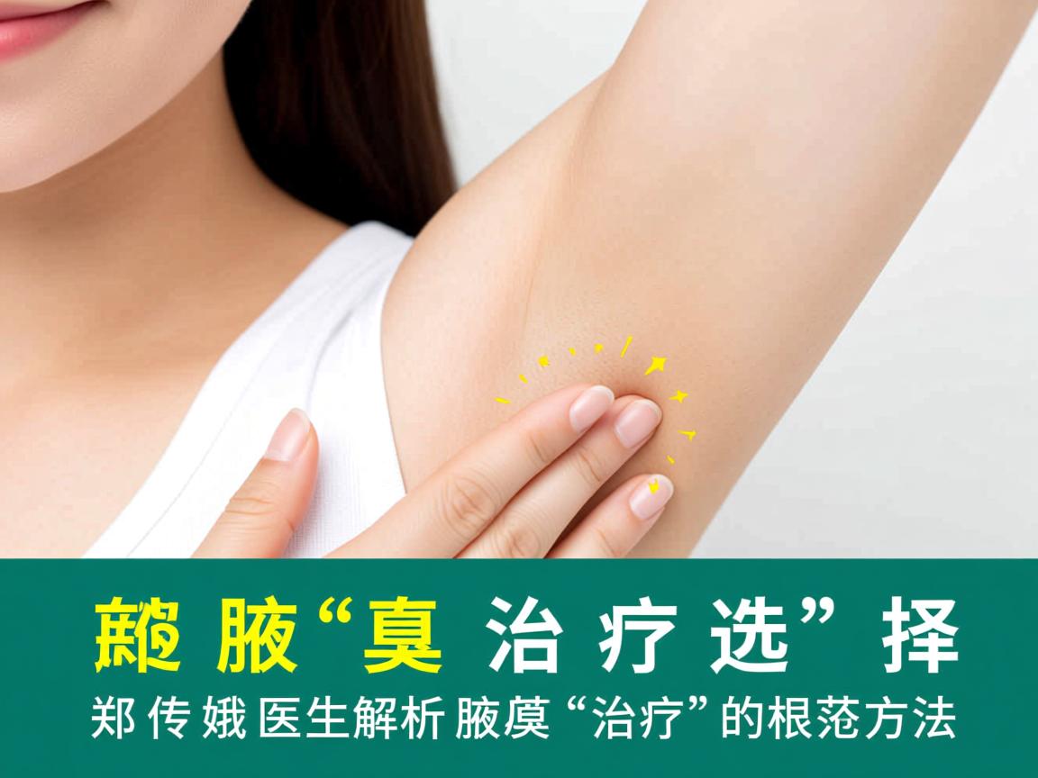 腋臭治疗选择，郑传娥医生解析腋臭治疗的根治方法