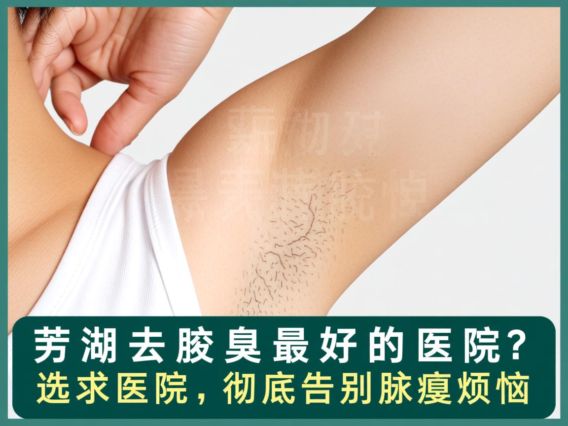 芜湖去腋臭最好的医院？选对医院，彻底告别腋臭烦恼