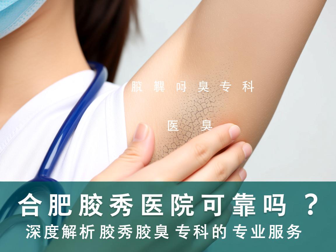 合肥腋秀腋臭专科医院可靠吗？深度解析腋秀腋臭专科的专业服务