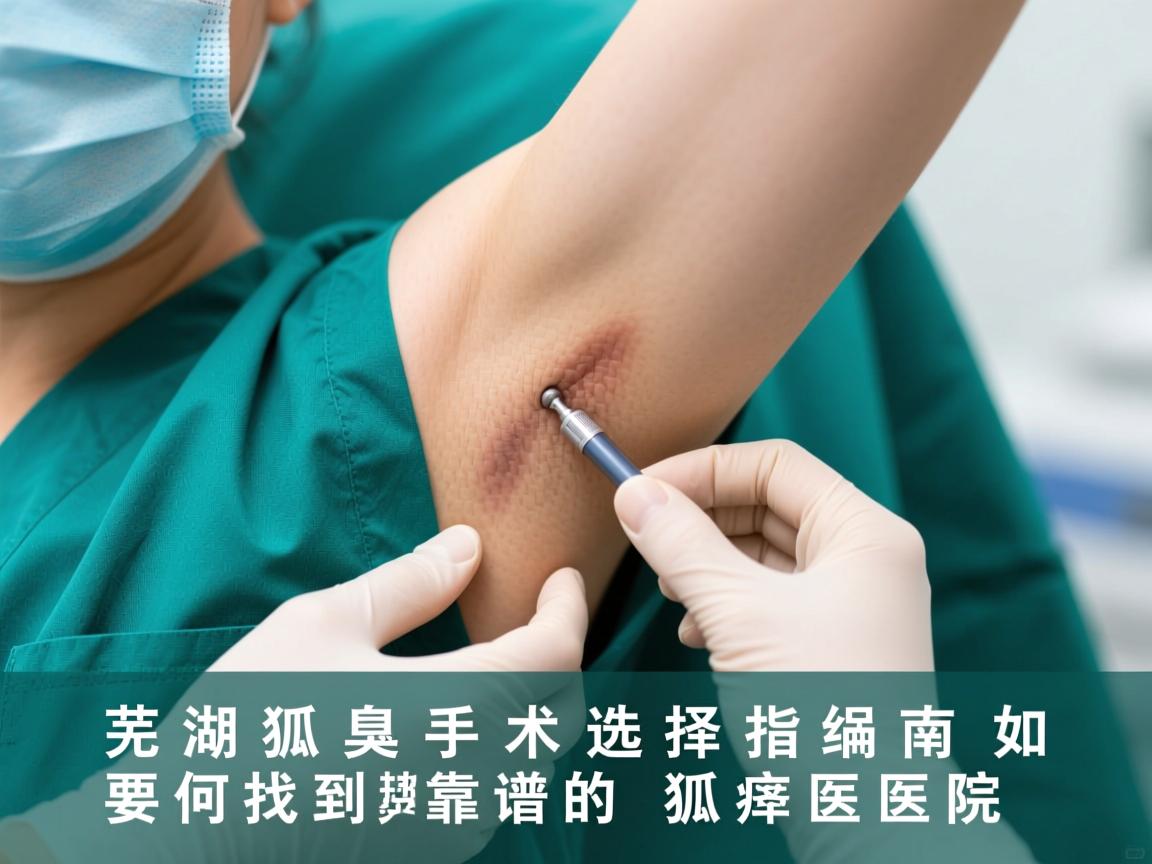 芜湖狐臭手术选择指南，如何找到靠谱的狐臭医院