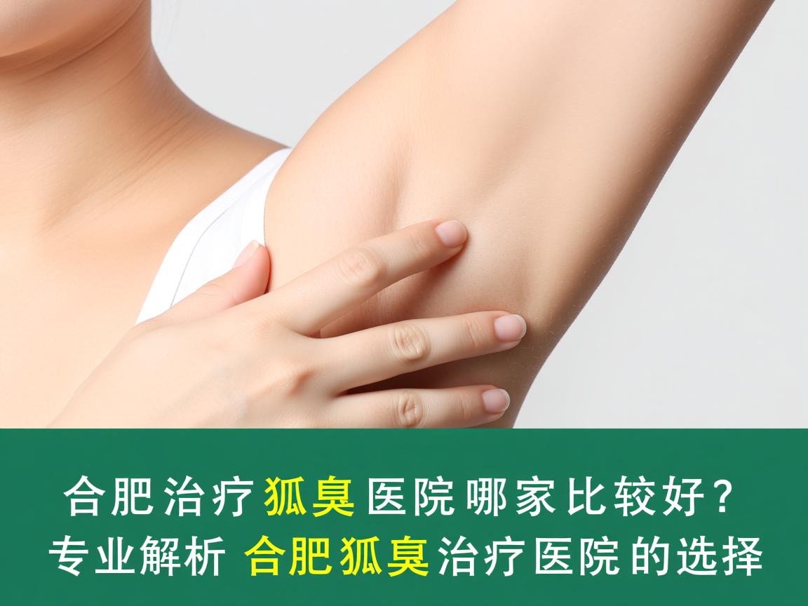 合肥治疗狐臭医院哪家比较好？专业解析合肥狐臭治疗医院的选择
