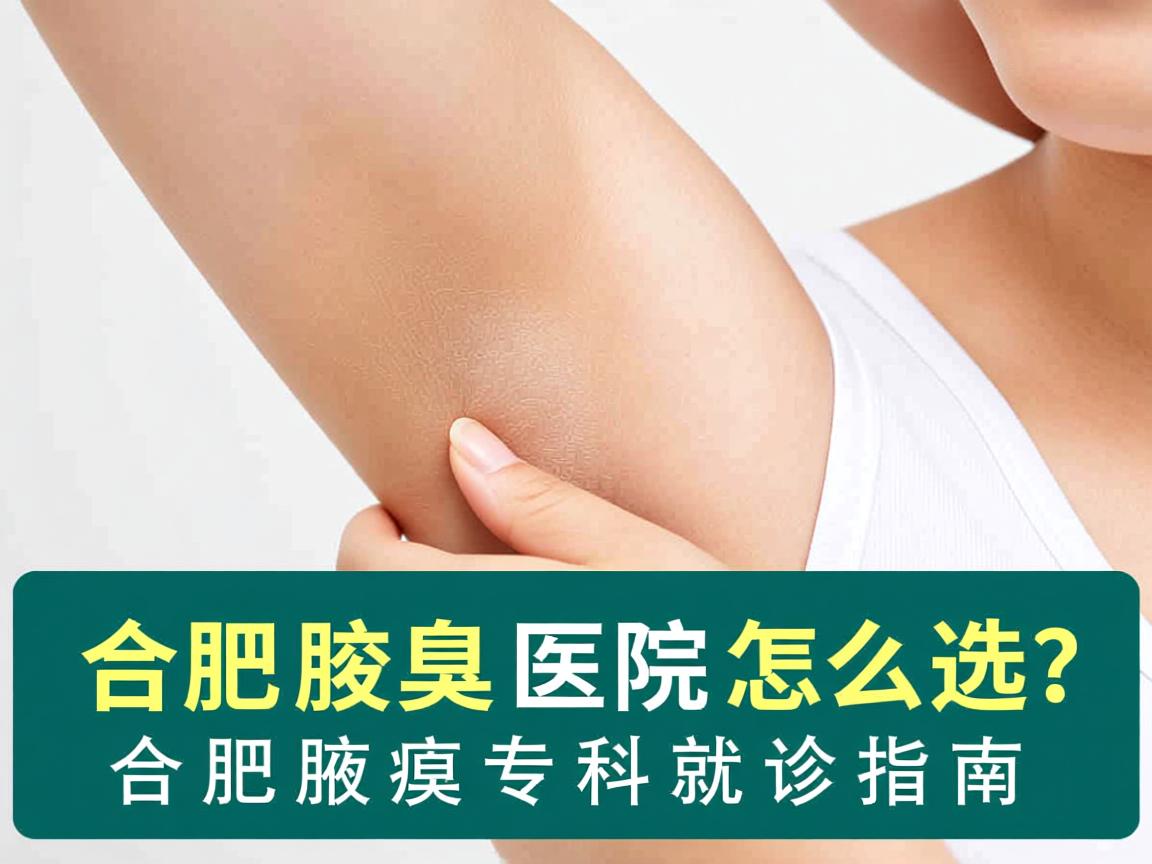 合肥腋臭医院怎么选？合肥腋臭专科就诊指南